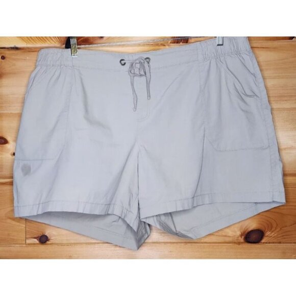 Lane Bryant Pull On Plus Size Short Plus Size 22 Tan Lightweight Pockets - Picture 1 of 13